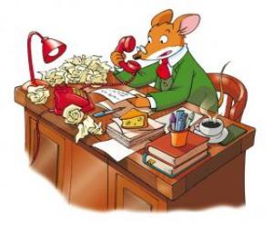 Puzle Geronimo Stilton, o diretor do jornal 