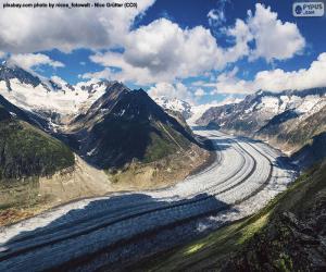 Puzle Glaciar de Aletsch