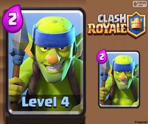 Puzle Goblins Lanceiros do Clash Royale