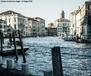 Puzle Grande Canal de Veneza, Itália