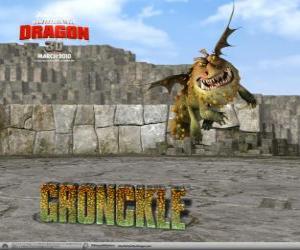Puzle Gronkel, um dos dragões mais forte e mais robusto