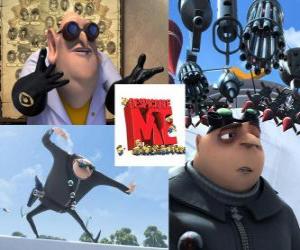 Puzle Gru vilão número 2 do mundo. Meu Malvado Favorito ou Gru, O Maldisposto