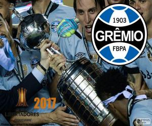 Puzle Grêmio, campeão da Libertadores de 2017