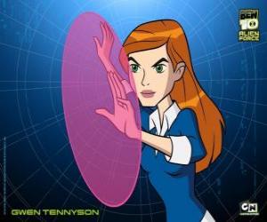 Puzle Gwen prima de Ben 10