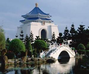 Puzle Hall de Memorial de Chiang Kai-shek, Taipei, Taiwan