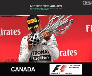 Puzle Hamilton G.P. Canadá 2015