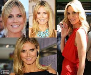 Puzle Heidi Klum é um modelo alemã.