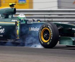 Puzle Heikki Kovalainen - Lotus - Istambul 2010