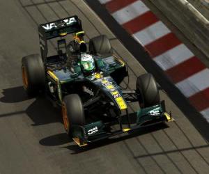 Puzle Heikki Kovalainen - Lotus - Monte-Carlo 2,010