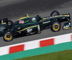 Puzle Heikki Kovalainen - Lotus - Spa-Francorchamps 2010