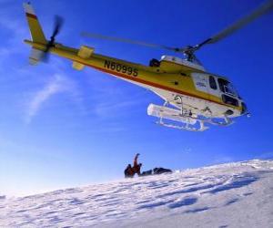 Puzle Helicóptero de salvamento