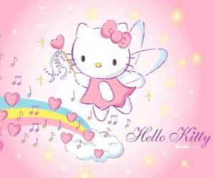 Puzle Hello Kitty a fada