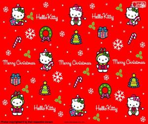 Puzle Hello Kitty no Natal