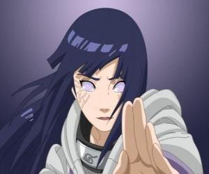 Puzle Hinata Hyuga faz parte do Team 8 e é um especialista em artes marciais chinesas