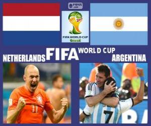 Puzle Holanda - Argentina, semi-finais, Brasil 2014