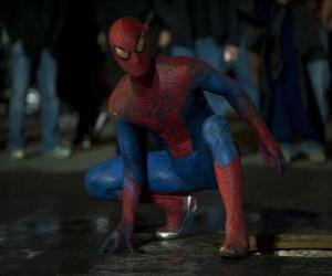 Puzle Homem-aranha nas ruas de Nova York