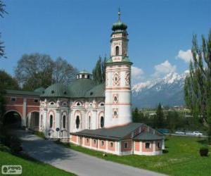 Puzle Igreja de San Carlos, Volders, Áustria