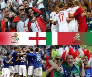 Puzle Inglaterra - Itália, quartas, Euro 2012