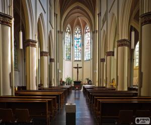 Puzle Interior da igreja