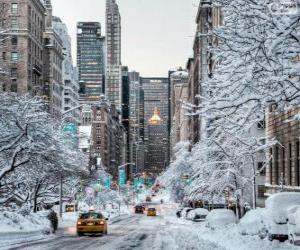 Puzle Inverno em Nova York