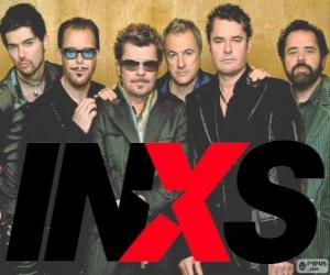 Puzle INXS foi uma banda australiana de rock (1977-2012)