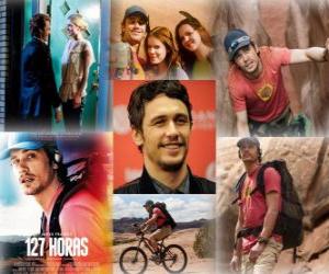 Puzle James Franco nomeado para o Oscar 2011 como melhor ator por 127 horas