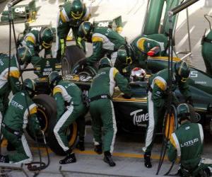 Puzle Jarno Trulli 2010 - Lotus - Bahrain