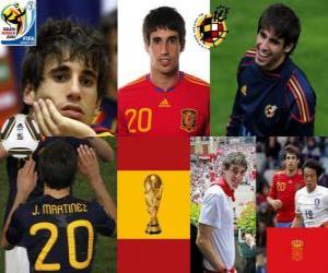 Puzle Javi Martinez (entrega da Espanha) meia da seleção espanhola