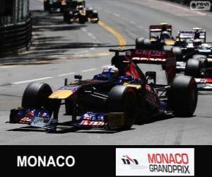 Puzle Jean-Eric Vergne - Toro Rosso - Monte Carlo 2013