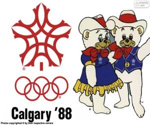 Puzle Jogos Olímpicos Calgary 1988