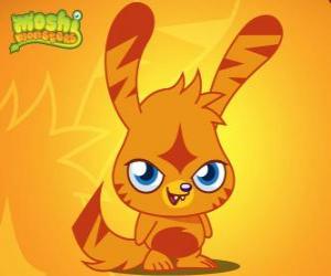 Puzle Katsuma. Moshi Monsters. Um coelhinho