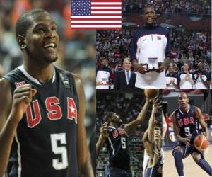 Puzle Kevin Durant MVP do Campeonato Mundial FIBA 2010