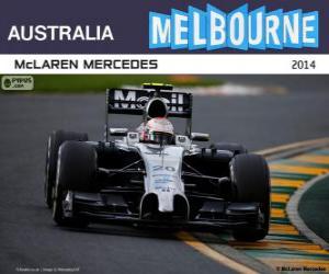 Puzle Kevin Magnussen - McLaren - GP da Austrália 2014, 2º classificado