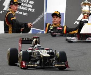 Puzle Kimi Raikkonen - Lotus - Grande Prêmio do Bahrain (2012) (2º lugar)