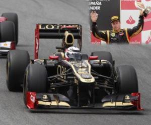 Puzle Kimi Raikkonen - Lotus - Grande Prémio de Espanha (2012) (3º lugar)
