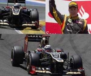 Puzle Kimi Räikkönen - Lotus - European Grand Prix (2012) (2 classificados)