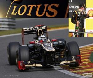 Puzle Kimi Räikkönen - Lotus - Grand Prix da Bélgica 2012, 3 ° classificados