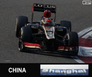 Puzle Kimi Räikkönen - Lotus - Grande Prémio da China 2013, 2º classificado