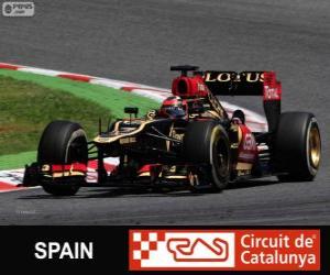 Puzle Kimi Räikkönen - Lotus - Grand Prix da Espanha 2013, 2º classificado