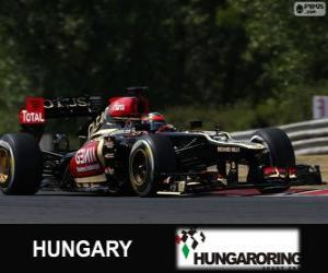 Puzle Kimi Räikkönen - Lotus - Grande Prêmio da Hungria 2013, 2º classificado