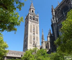 Puzle La Giralda, em Sevilha, Espanha