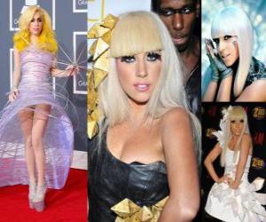 Puzle Lady Gaga foi influenciada pela moda e tem sido apreciado por seu senso de estilo provocante e sua influência sobre outras celebridades.