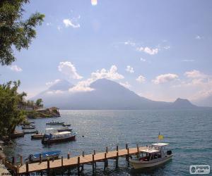 Puzle Lago Atitlán, Guatemala