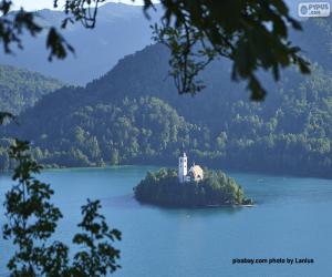 Puzle Lago Bled, Eslovénia