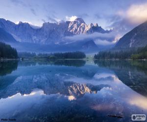 Puzle Lago dos Alpes