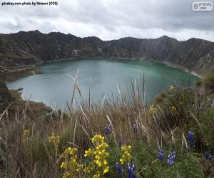 Puzle Lagoa Quilotoa, Equador