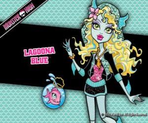 Puzle Lagoona Blue, a filha do Monstro do Mar e da Ninfa do Oceano. Lagoona tem quinze anos