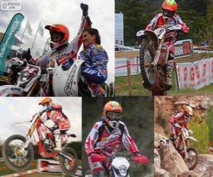 Puzle Laia Sanz, campeão do mundo de enduro 2012