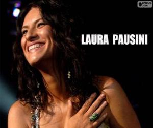 Puzle Laura Pausini, cantora italiana