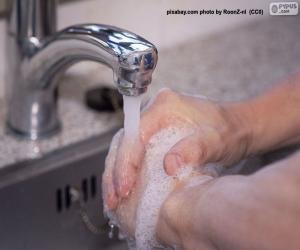 Puzle Lavar as suas mãos